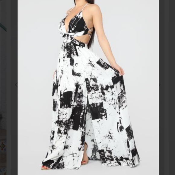 NWT fashion nova pebble peach maxi dress size s - Picture 4 of 8